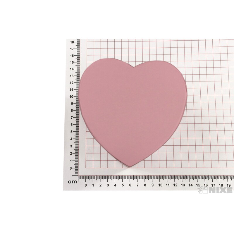 SRDCE BOX 11x11cm*RŮŽOVÁ