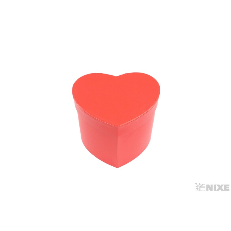 SRDCE BOX 13x11cm*ČERVENÁ