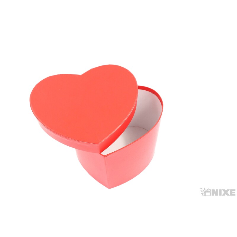 SRDCE BOX 13x11cm*ČERVENÁ