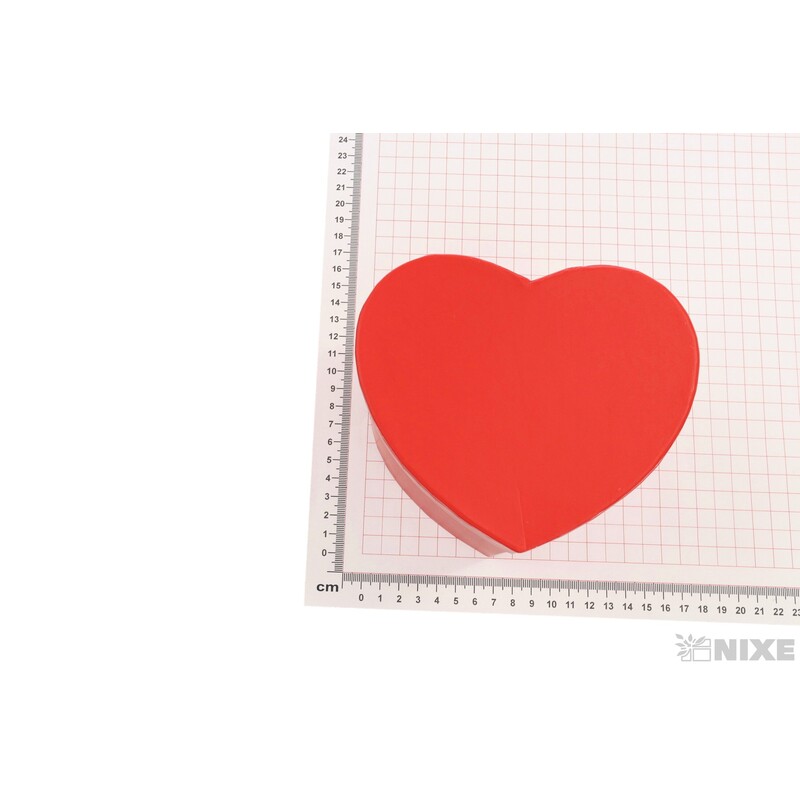 SRDCE BOX 13x11cm*ČERVENÁ