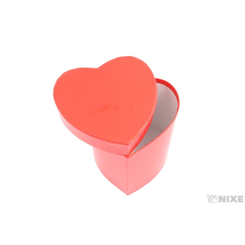 SRDCE BOX 11x11cm*ČERVENÁ