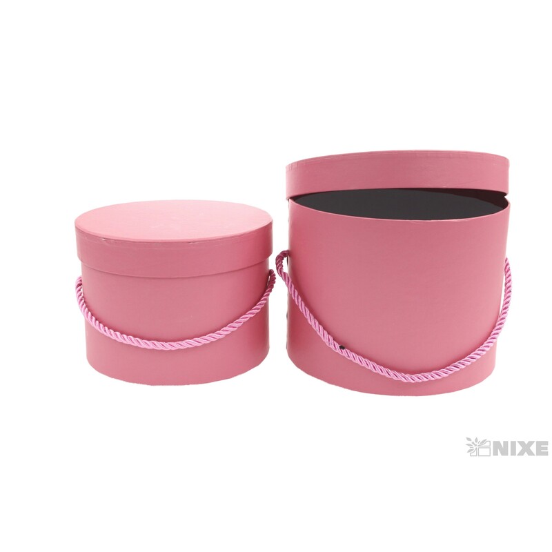 KVĚTINOVÝ BOX 14,5x12cm 10x14*RŮŽOVÁ TM.