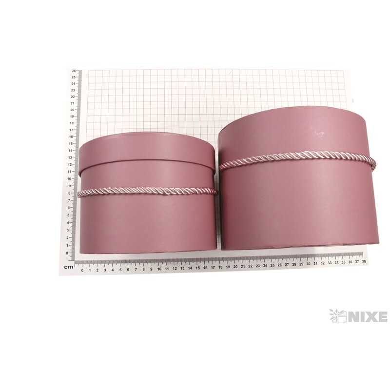 KVĚTINOVÝ BOX 14,5x12cm 10x14*STARORŮŽOVÁ