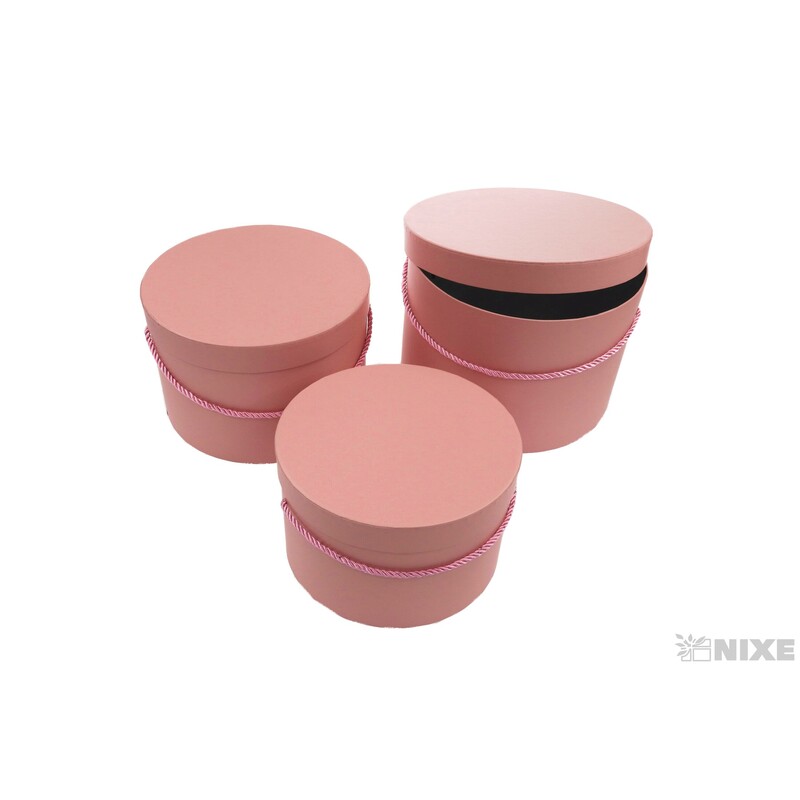 KVĚTINOVÝ BOX 24x17cm 22x15 19X14*RŮŽOVÁ