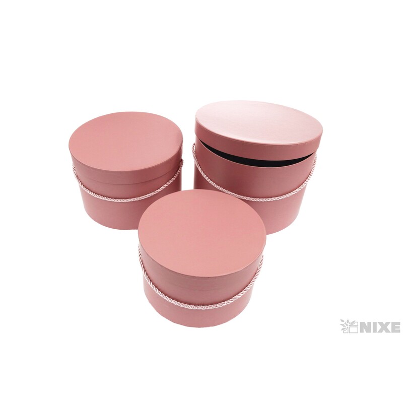 KVĚTINOVÝ BOX 24x17cm 22x15 19X14*STARORŮŽOVÁ