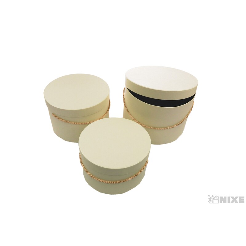 KVĚTINOVÝ BOX 24x17cm 22x15 19X14*KRÉMOVÁ