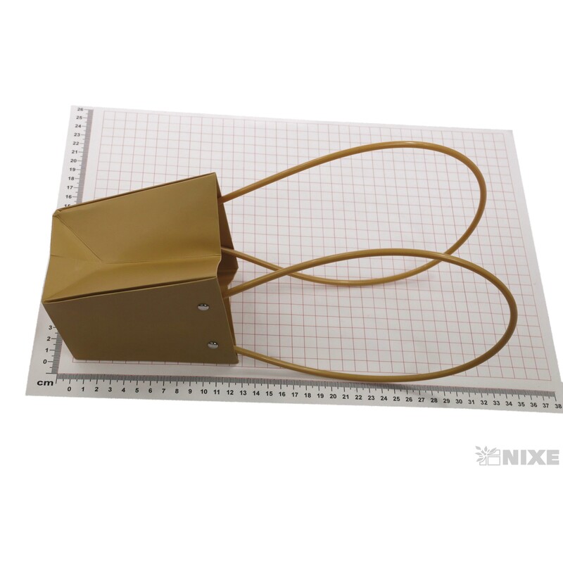 TAŠKA PLAST 12x12x08cm*BÉŽOVÁ