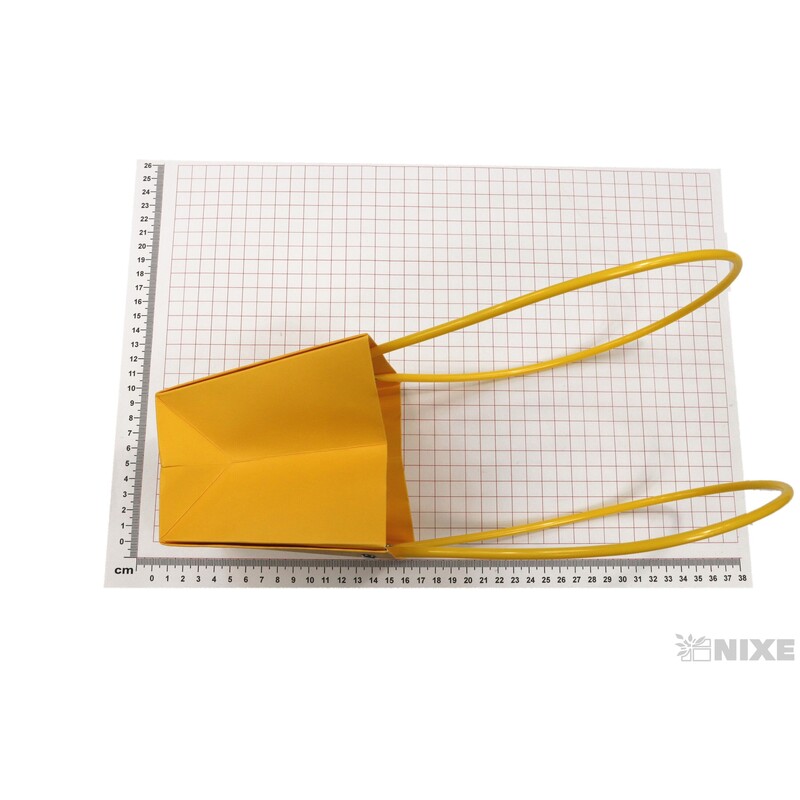 TAŠKA PLAST 12x12x08cm*ŽLUTÁ TM.