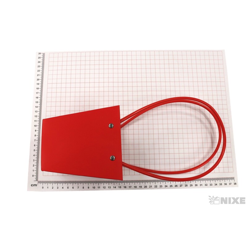 TAŠKA PLAST 12x12x08cm*ČERVENÁ