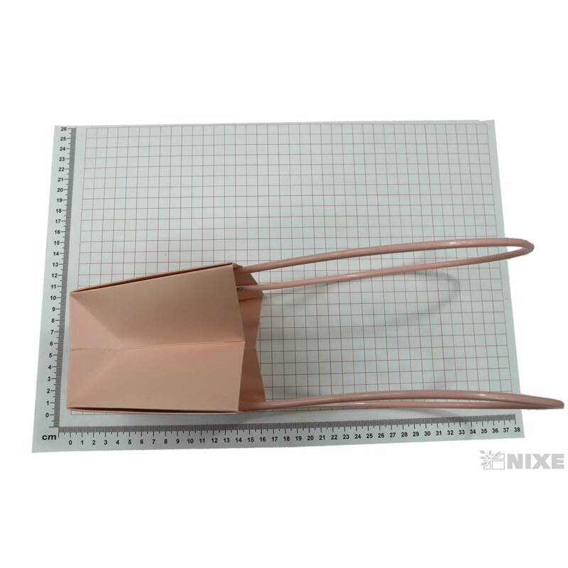 TAŠKA PLAST 12x12x08cm*RŮŽOVÁ SV.