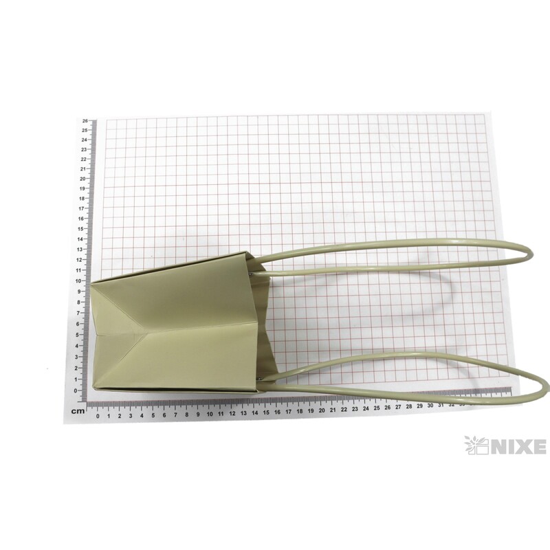 TAŠKA PLAST 12x12x08cm*BÉŽOVÁ