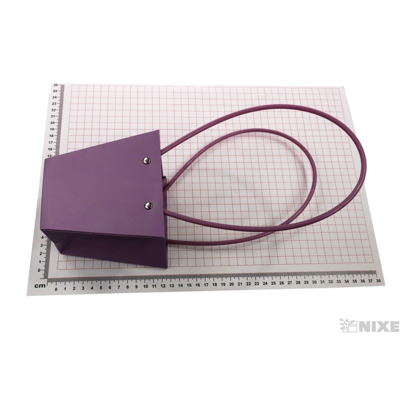 TAŠKA PLAST 12x12x08cm*FIALOVÁ