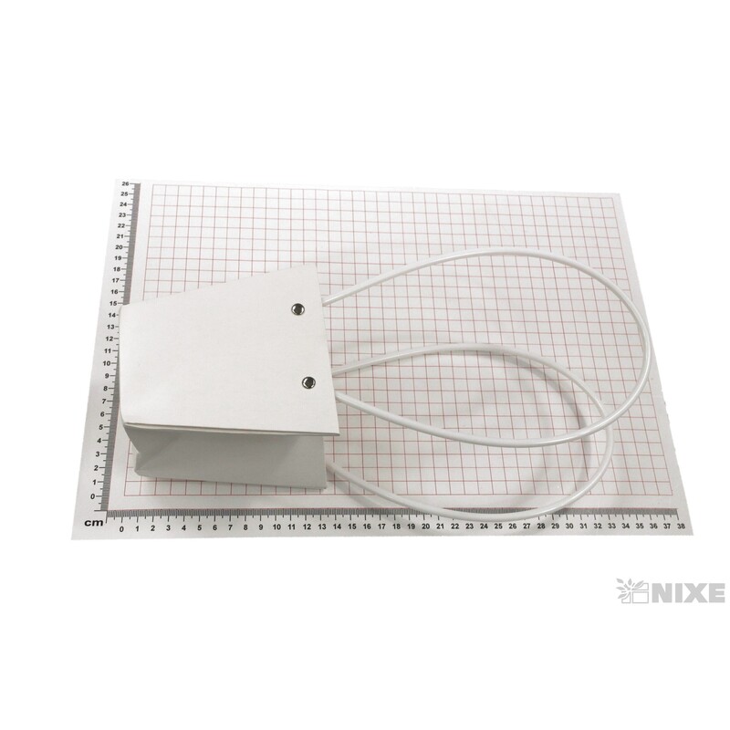 TAŠKA PLAST 12x12x08cm*BÍLÁ