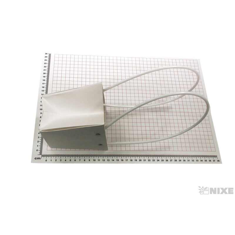 TAŠKA PLAST 12x12x08cm*BÍLÁ