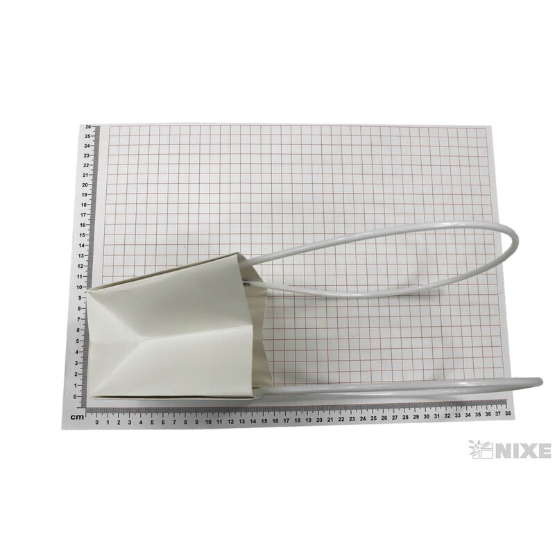 TAŠKA PLAST 12x12x08cm*BÍLÁ