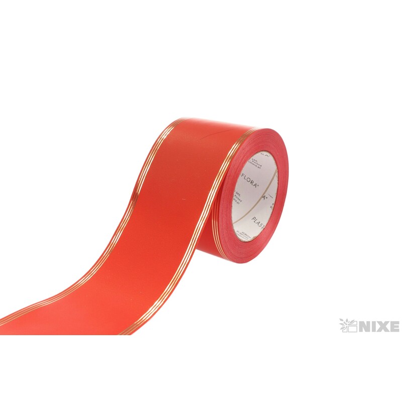 POHŘEBNÍ PÁSEK 80mmx50yd*ČERVENÁ