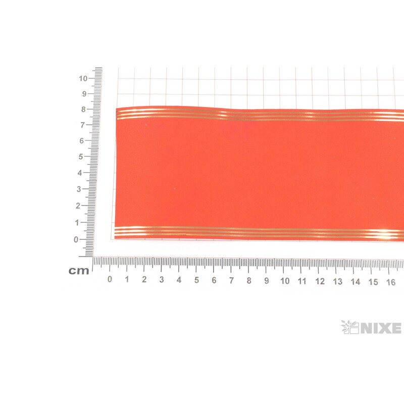 POHŘEBNÍ PÁSEK 80mmx50yd*ČERVENÁ