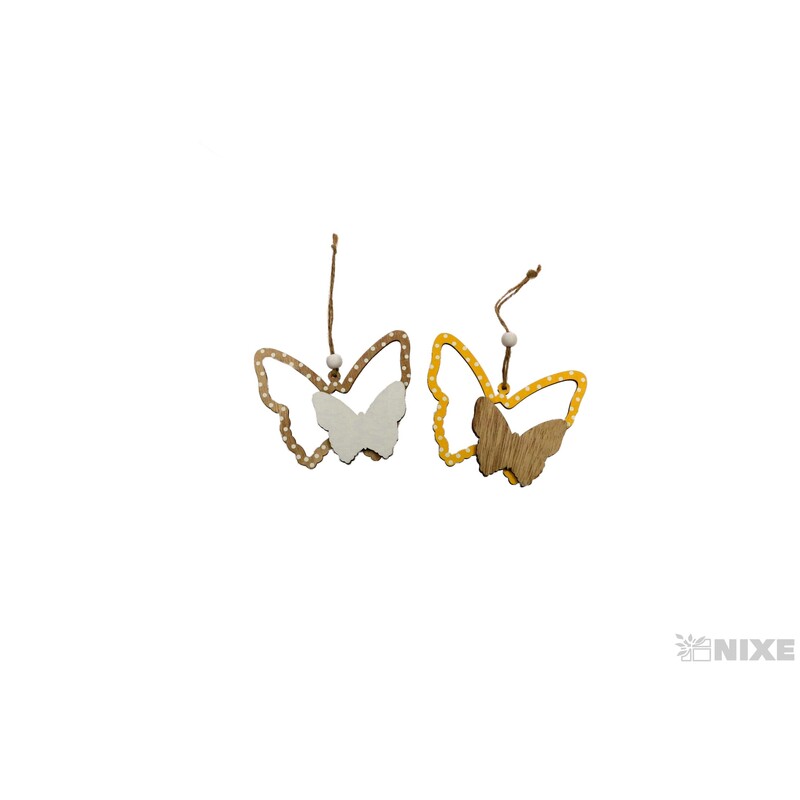 ZÁVĚS D MOTÝL 10cm*MIX BAREV