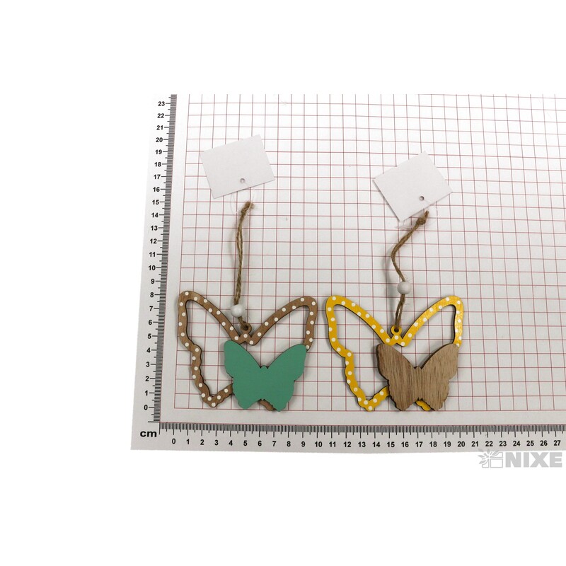 ZÁVĚS D MOTÝL 10cm*MIX BAREV