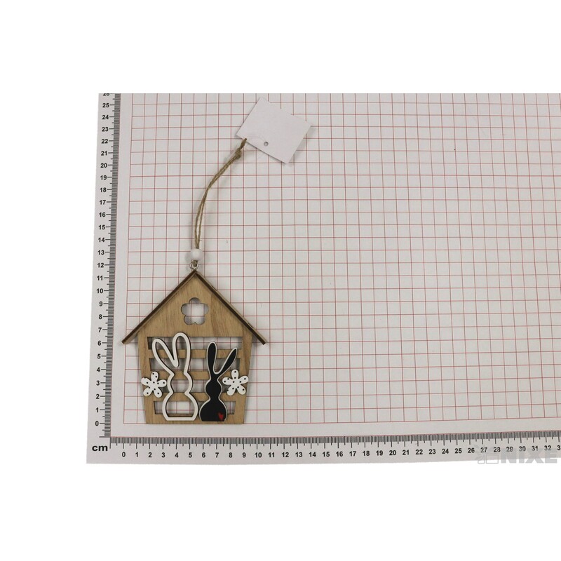 ZÁVĚS D DOMEK 10x11cm*MIX BAREV