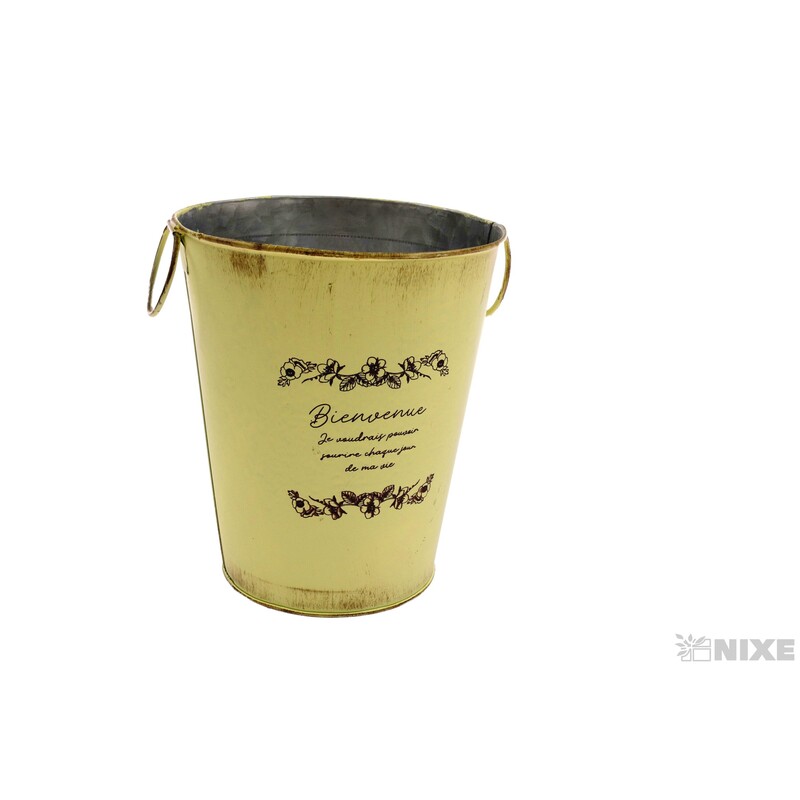 PLECHOVÝ OBAL 16x12x20cm*ŽLUTÁ