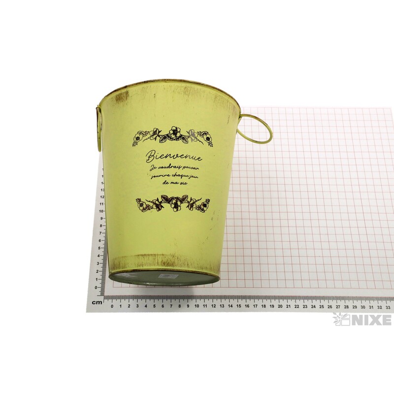 PLECHOVÝ OBAL 16x12x20cm*ŽLUTÁ