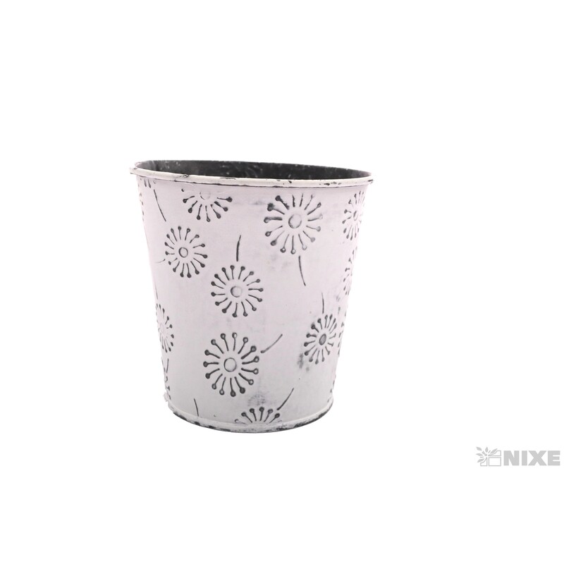 PLECHOVÝ OBAL 10x10cm*BÍLÁ