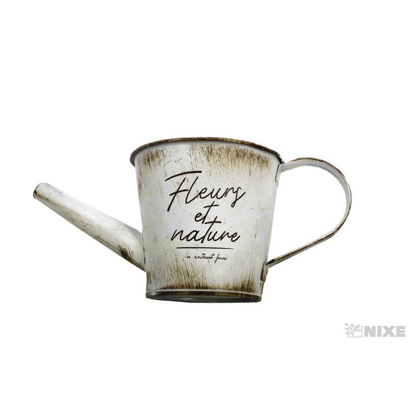 PLECHOVÁ KONEV 10x10cm*BÍLÁ