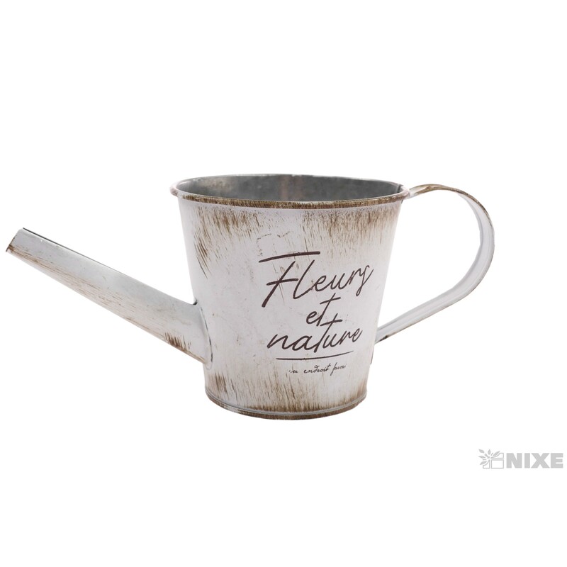 PLECHOVÁ KONEV 10x10cm*BÍLÁ