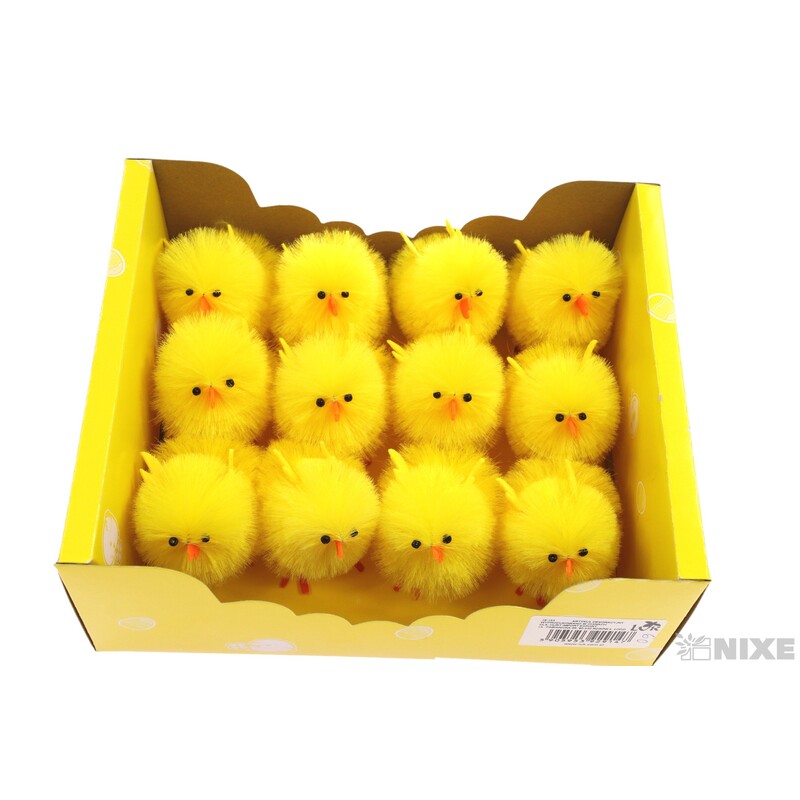 KUŘÁTKA 5x7cm 12ks*ŽLUTÁ