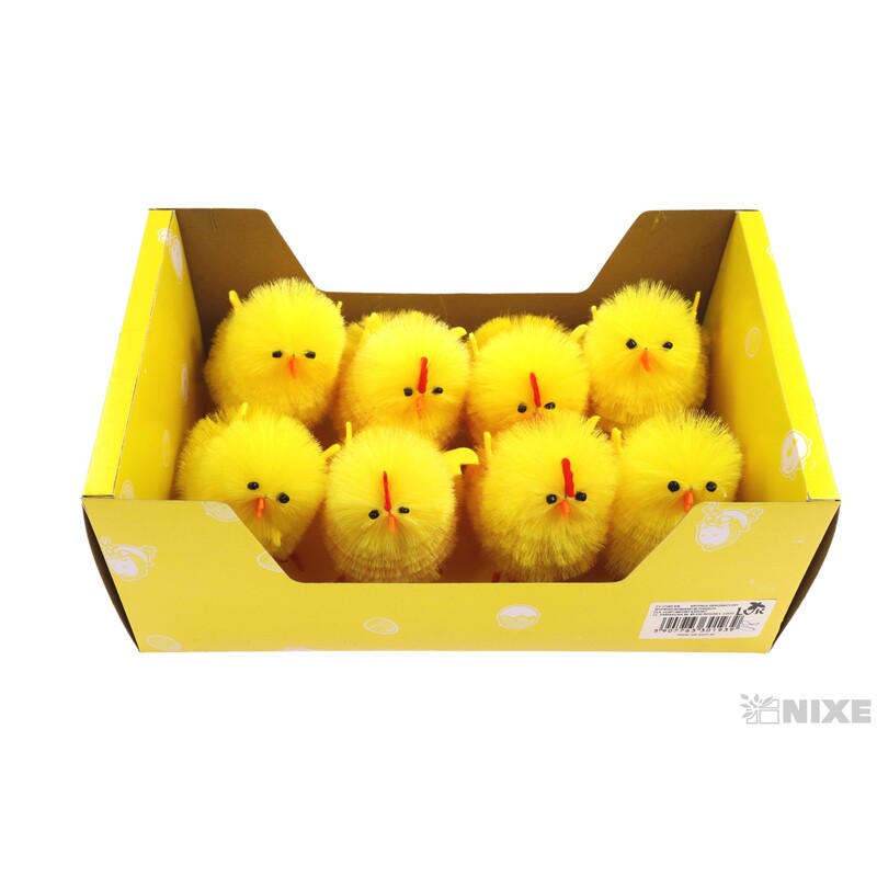 KUŘÁTKA 6x7cm 8ks*ŽLUTÁ