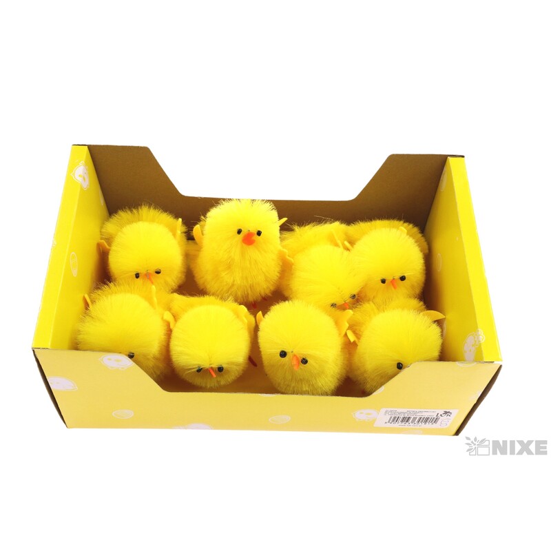 KUŘÁTKA 6x8cm 8ks*ŽLUTÁ