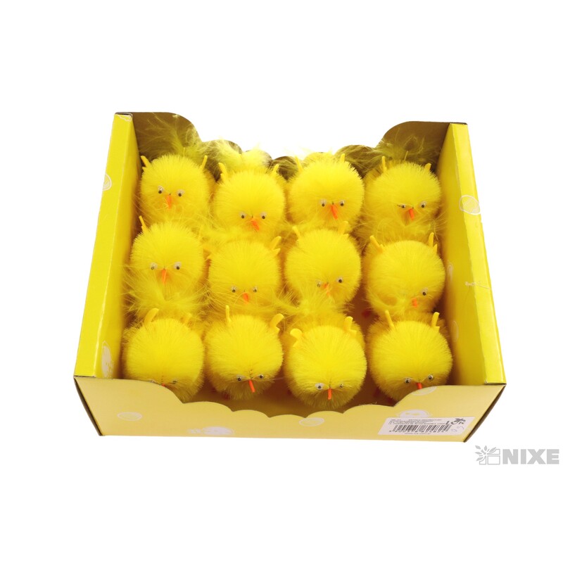 KUŘÁTKA 5x7cm 12ks*ŽLUTÁ