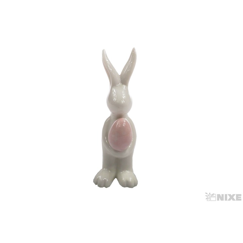 ZAJÍC KERAMIKA 14cm*BÍLÁ