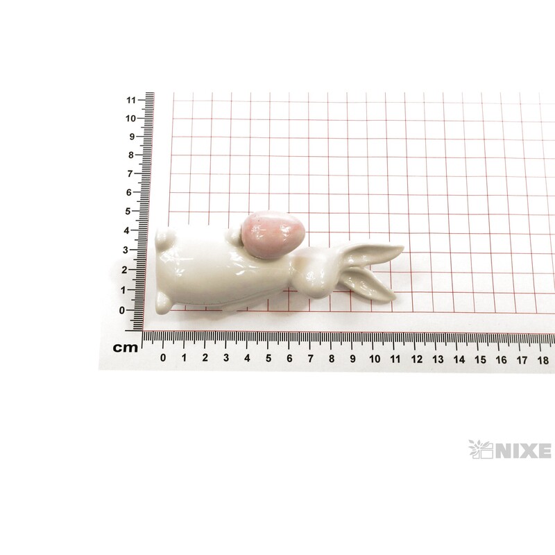 ZAJÍC KERAMIKA 11cm*BÍLÁ