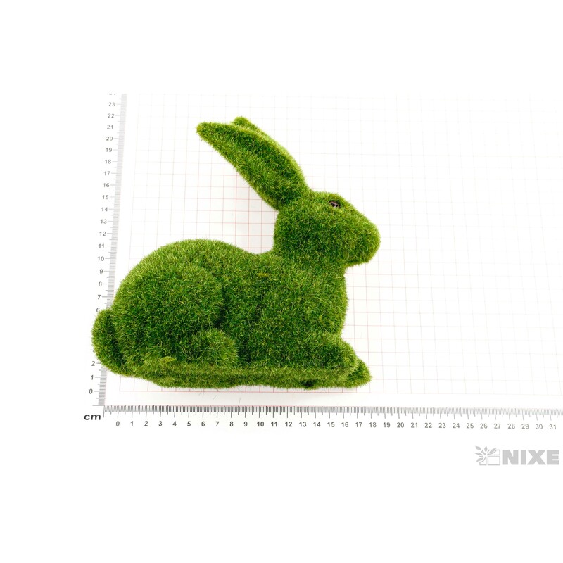 ZAJÍC 18x22cm*ZELENÁ