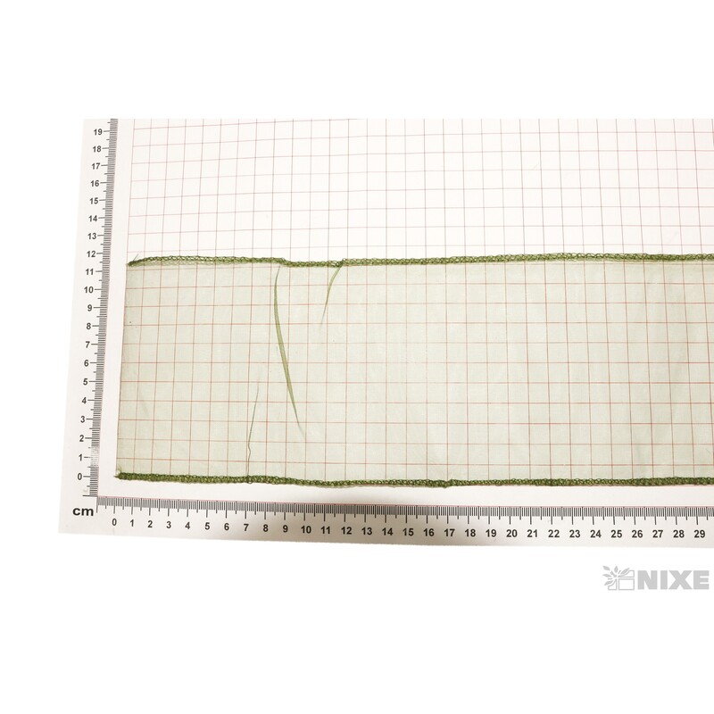 ORGANZA 11cmx10yd*ZELENÁ TM.