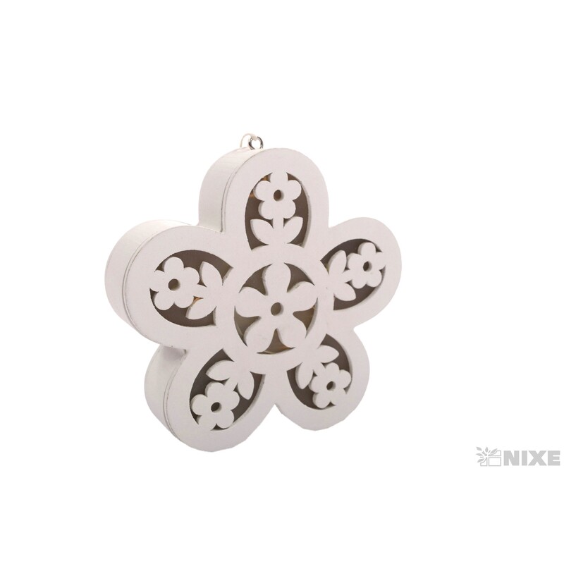 KYTKA LED 12cm*BÍLÁ