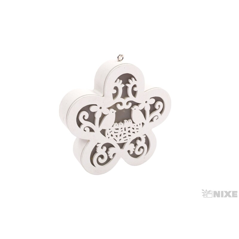 KYTKA LED 12cm*BÍLÁ