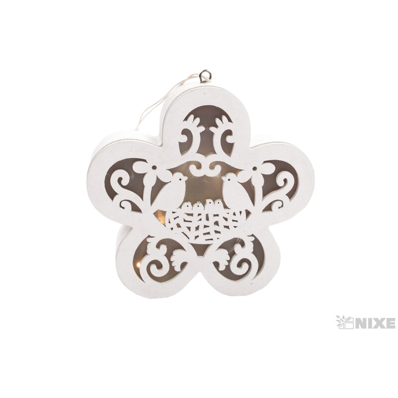 KYTKA LED 12cm*BÍLÁ