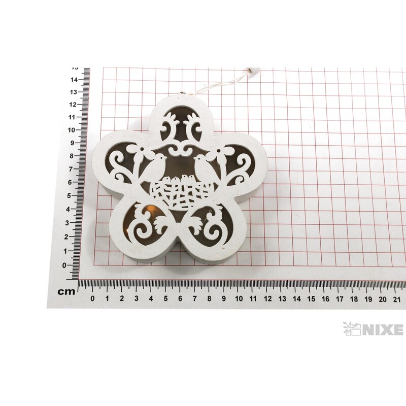 KYTKA LED 12cm*BÍLÁ