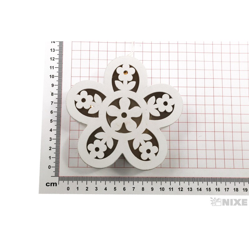 KYTKA LED 12cm*BÍLÁ