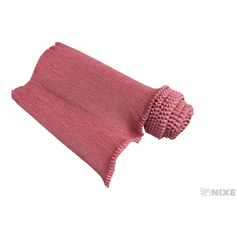 KREP VLNKA 25cmx2,5m*620 STARORŮŽOVÁ