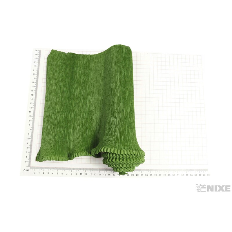 KREP VLNKA 25cmx2,5m*591 ZELENÁ