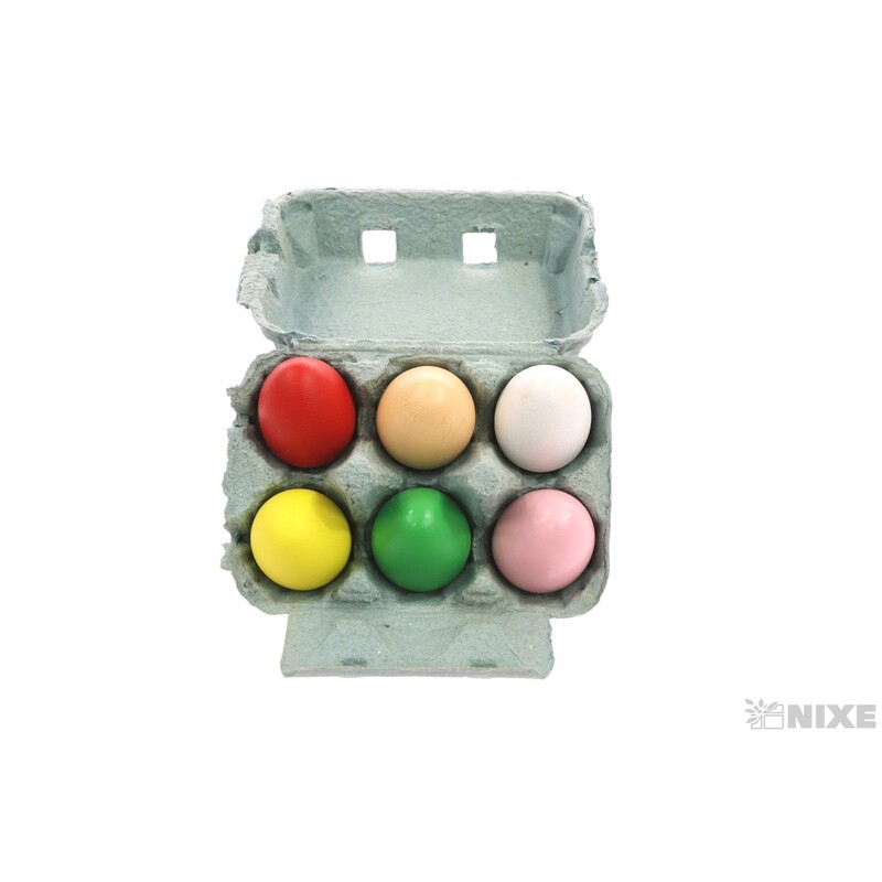 VAJÍČKO BAREVNÉ 6ks MV