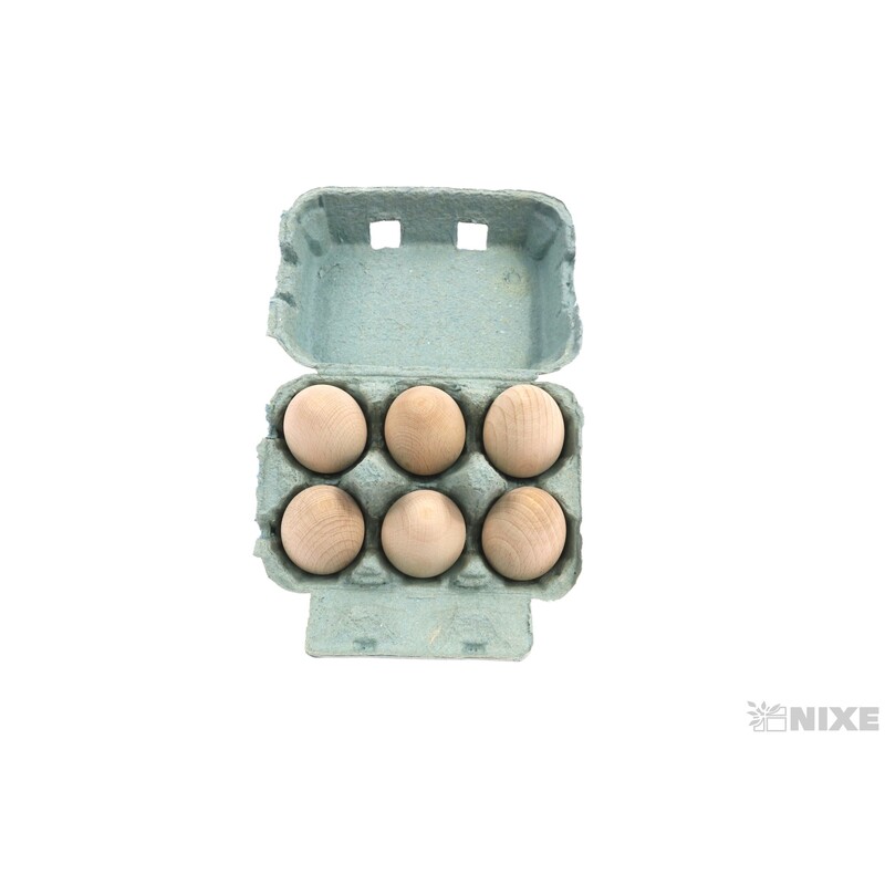 VAJÍČKO PŘÍRODNÍ 6ks MV