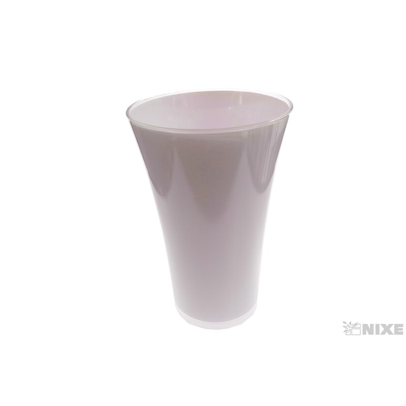 VÁZA FIZZY 45cm*BÍLÁ