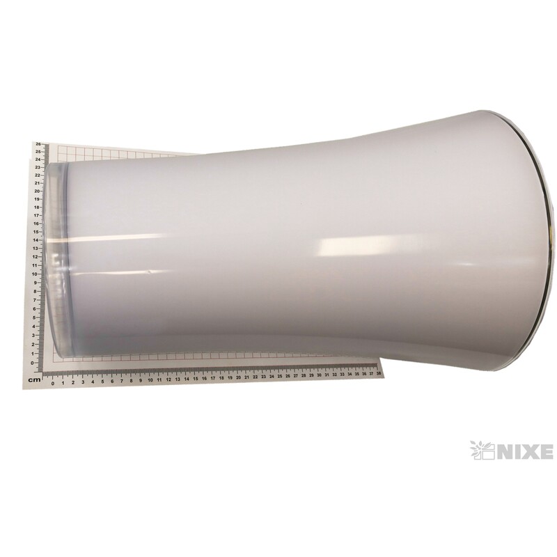 VÁZA FIZZY 45cm*BÍLÁ