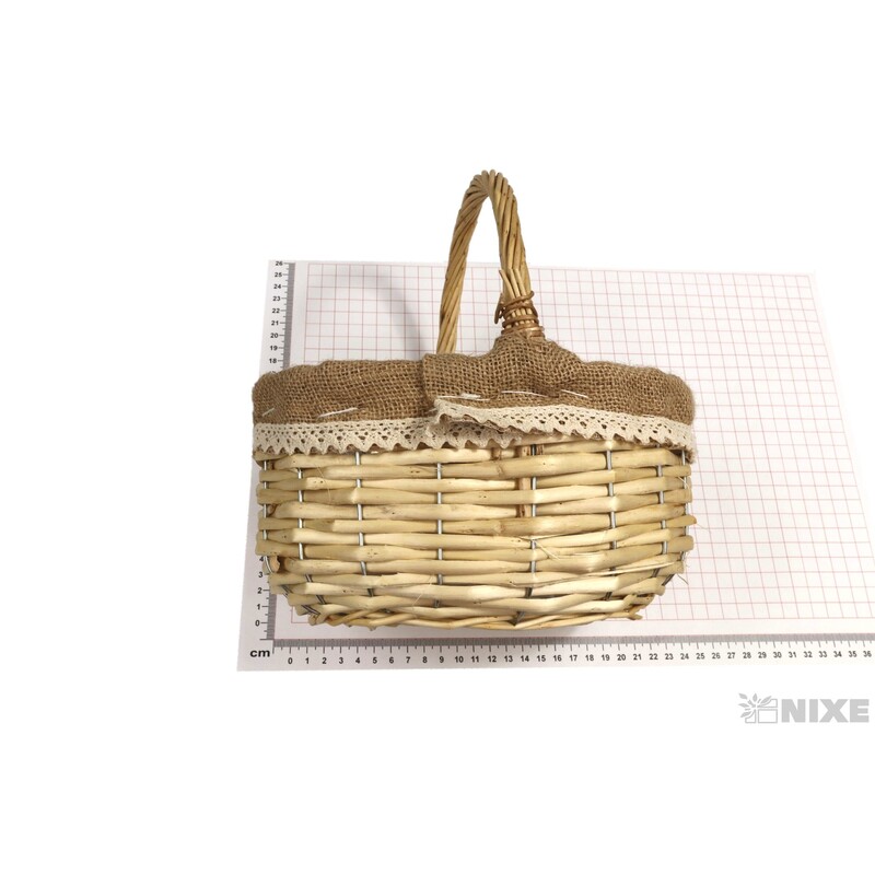 KOŠÍK 22x12x14cm*PŘÍRODNÍ