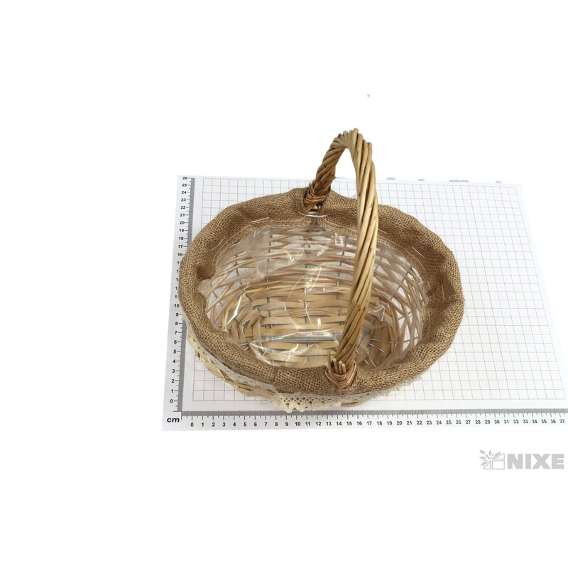 KOŠÍK 22x12x14cm*PŘÍRODNÍ